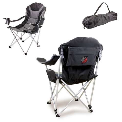 Portland Trail Blazers Reclining Camp Chair - Black - Click Image to Close