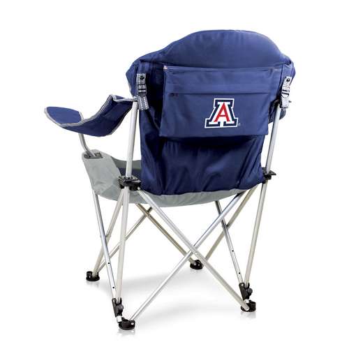 University of Arizona Reclining Camp Chair - Navy - Click Image to Close