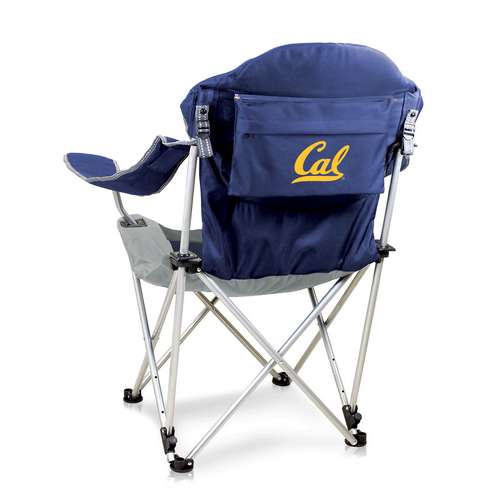 University of California Berkeley Reclining Camp Chair - Navy - Click Image to Close