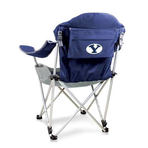 Brigham Young University Reclining Camp Chair - Navy - Click Image to Close