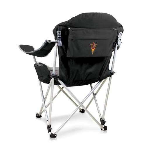 Arizona State University Reclining Camp Chair - Black - Click Image to Close