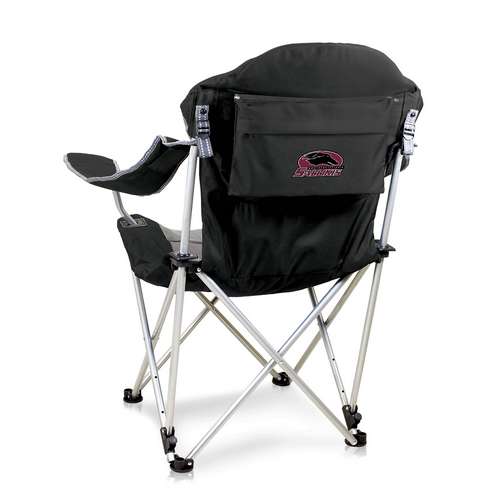 Southern Illinois University Reclining Camp Chair - Black - Click Image to Close