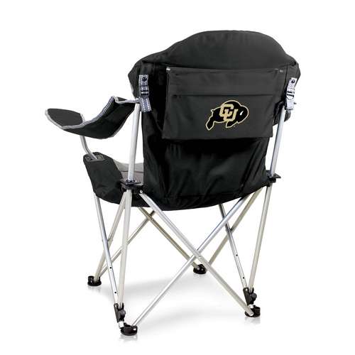 University of Colorado Reclining Camp Chair - Black - Click Image to Close