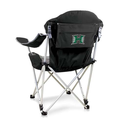 University of Hawaii Reclining Camp Chair - Black - Click Image to Close