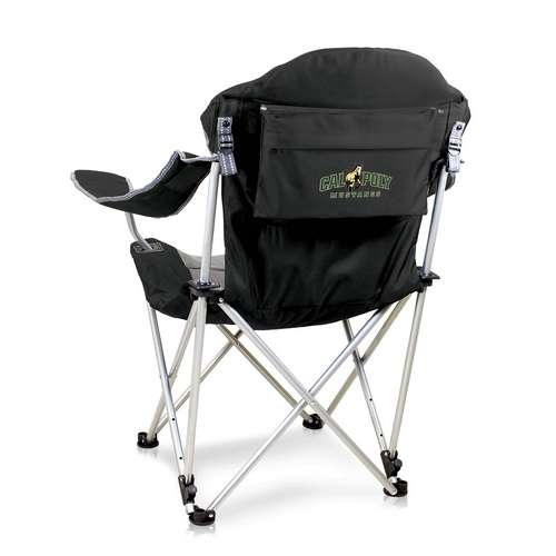 Cal Poly Mustangs Reclining Camp Chair - Black - Click Image to Close