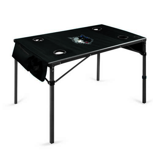 Minnesota Timberwolves Travel Table - Black - Click Image to Close