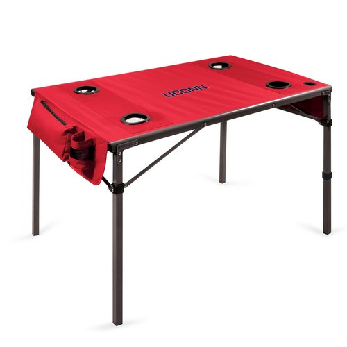 University of Connecticut Huskies Travel Table - Red - Click Image to Close