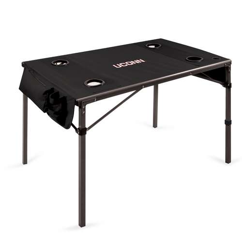 University of Connecticut Huskies Travel Table - Black - Click Image to Close