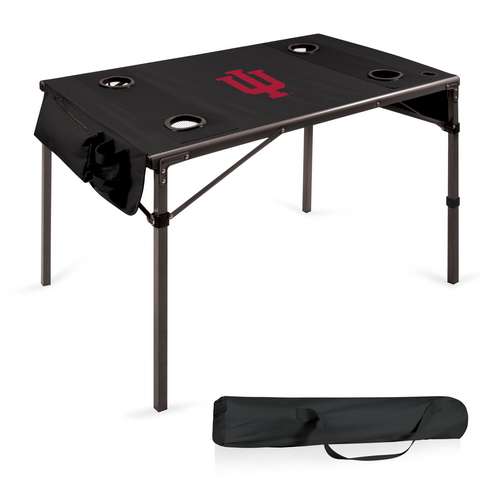 Indiana University Hoosiers Travel Table - Black - Click Image to Close