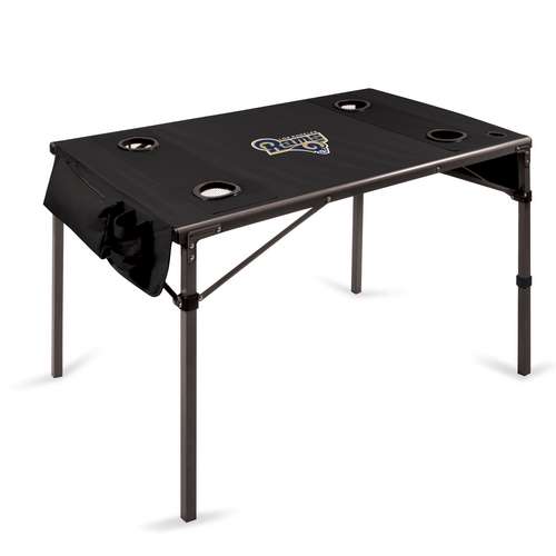 Los Angeles Rams Travel Table - Black - Click Image to Close