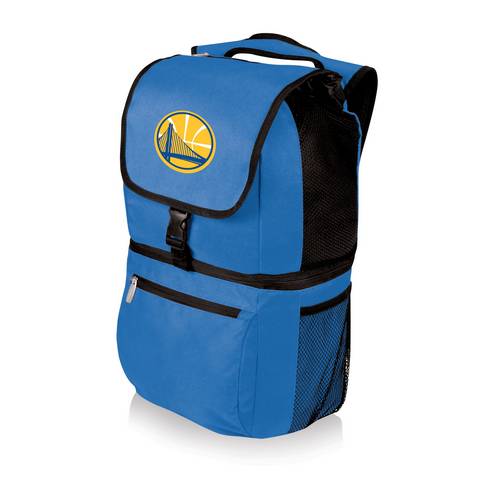 Golden State Warriors Zuma Backpack & Cooler - Blue - Click Image to Close