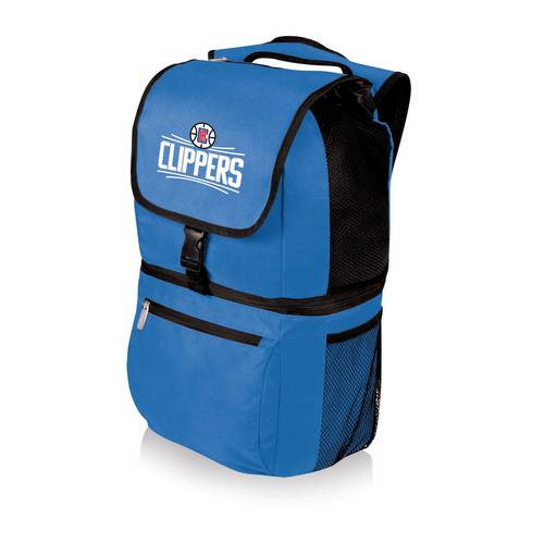 Los Angeles Clippers Zuma Backpack & Cooler - Blue - Click Image to Close
