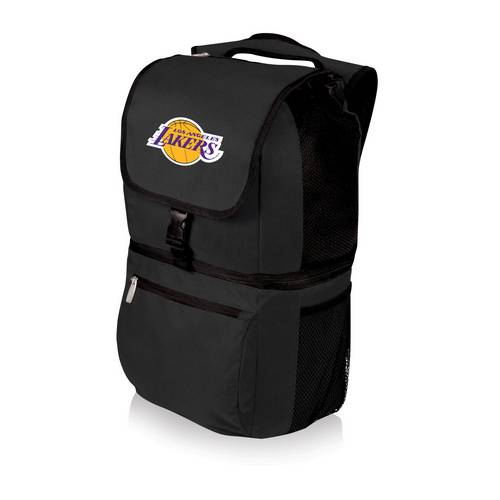 Los Angeles Lakers Zuma Backpack & Cooler - Black - Click Image to Close