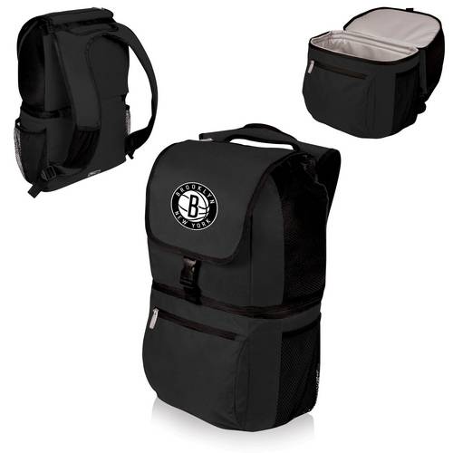 Brooklyn Nets Zuma Backpack & Cooler - Black - Click Image to Close