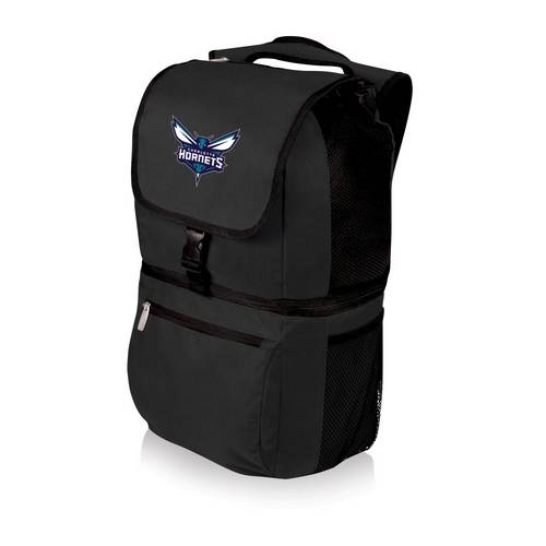 Charlotte Hornets Zuma Backpack & Cooler - Black - Click Image to Close