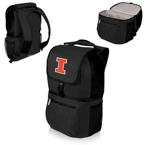 University of Illinois Zuma Backpack & Cooler - Black Embr. - Click Image to Close