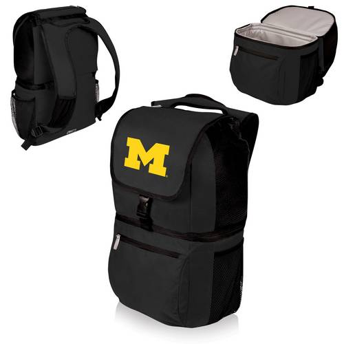 University of Michigan Zuma Backpack & Cooler - Black - Click Image to Close