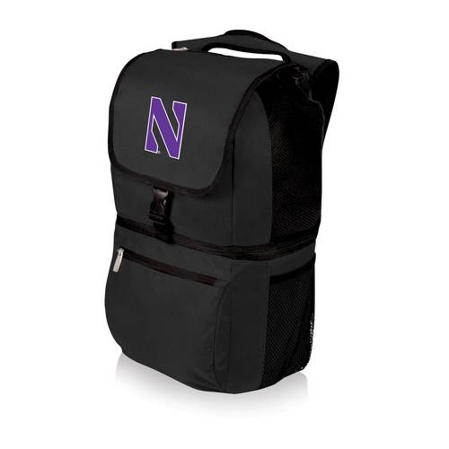 Northwestern University Zuma Backpack & Cooler - Black - Click Image to Close