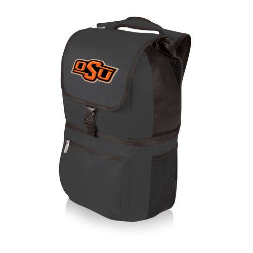 Oklahoma State Zuma Backpack & Cooler - Black Embroidered - Click Image to Close