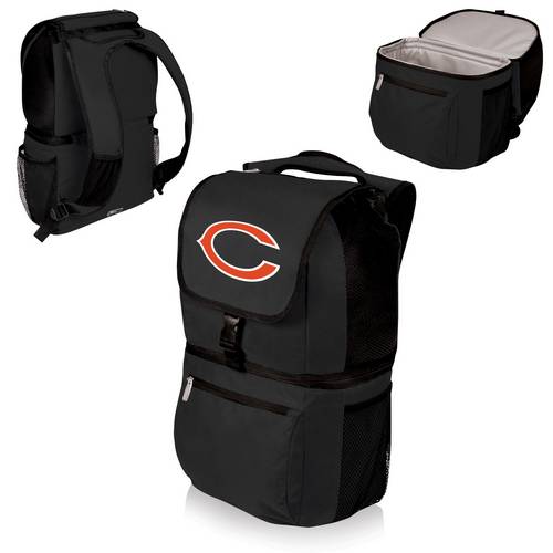 Chicago Bears Zuma Backpack & Cooler - Black - Click Image to Close