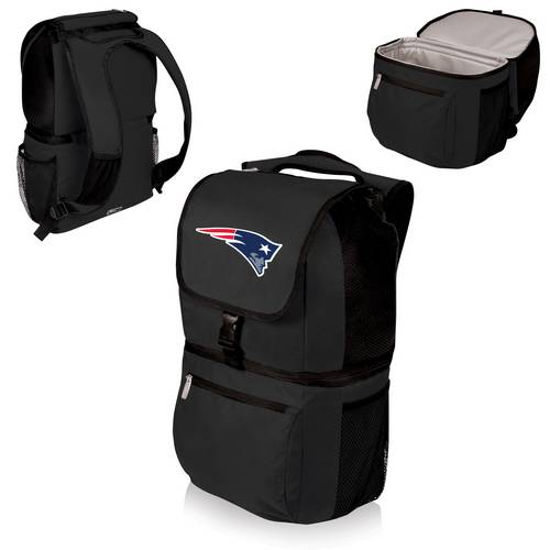 New England Patriots Zuma Backpack & Cooler - Black - Click Image to Close