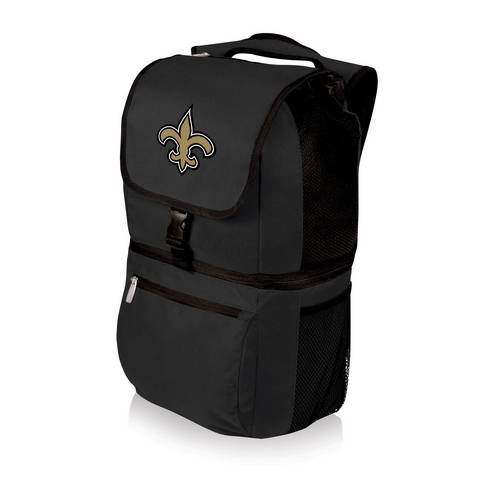 New Orleans Saints Zuma Backpack & Cooler - Black - Click Image to Close
