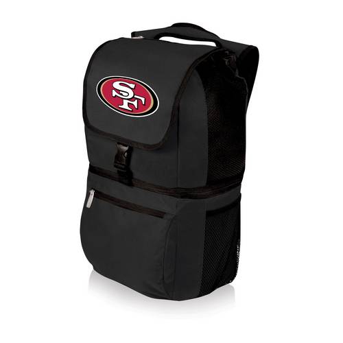 San Francisco 49ers Zuma Backpack & Cooler - Black - Click Image to Close