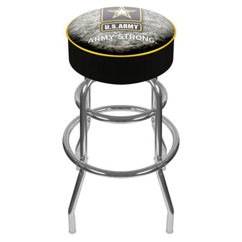 U.S. Army Camo Padded Swivel Bar Stool - Click Image to Close