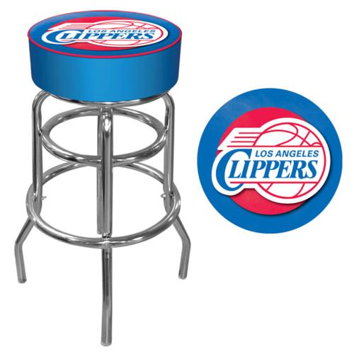 Los Angeles Clippers Padded Swivel Bar Stool - Click Image to Close