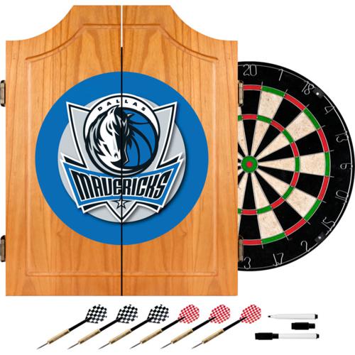 Dallas Mavericks Dartboard & Cabinet - Click Image to Close