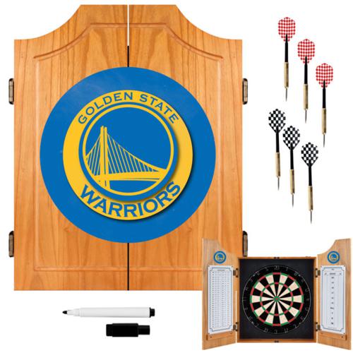 Golden State Warriors Dartboard & Cabinet - Click Image to Close