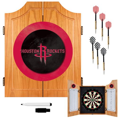 Houston Rockets Dartboard & Cabinet - Click Image to Close