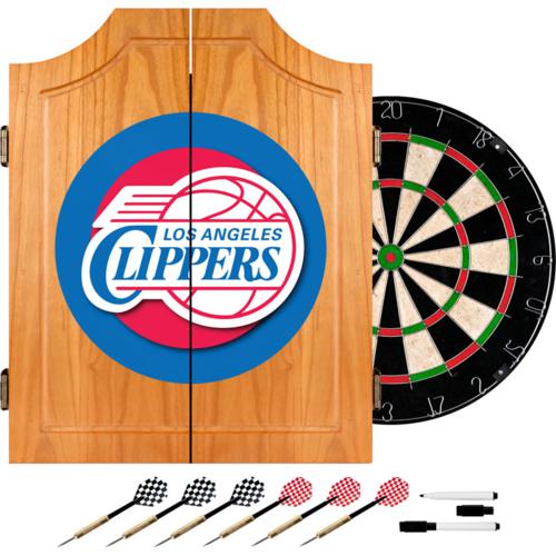 Los Angeles Clippers Dartboard & Cabinet - Click Image to Close