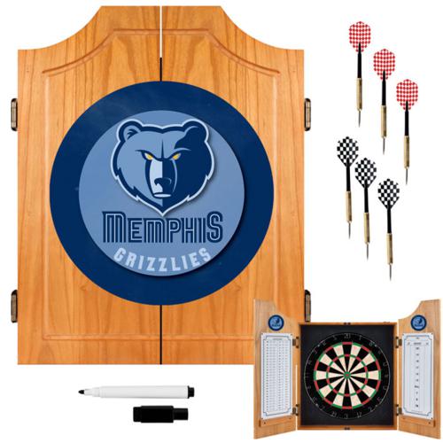 Memphis Grizzlies Dartboard & Cabinet - Click Image to Close