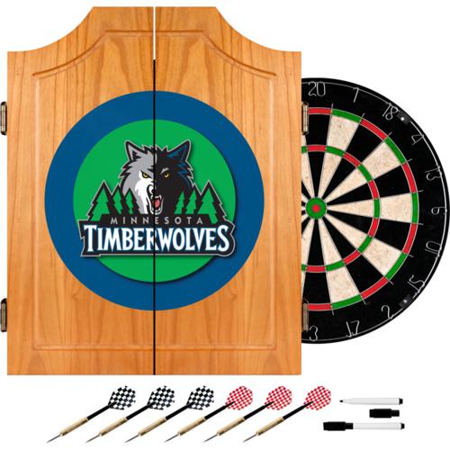 Minnesota Timberwolves Dartboard & Cabinet - Click Image to Close