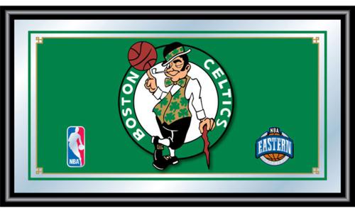 Boston Celtics Framed Logo Mirror - Click Image to Close