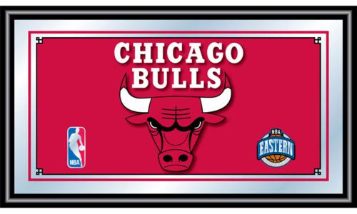 Chicago Bulls Framed Logo Mirror - Click Image to Close