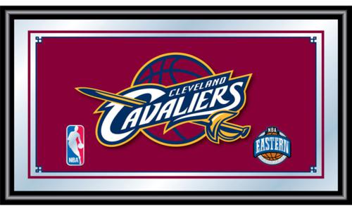 Cleveland Cavaliers Framed Logo Mirror - Click Image to Close