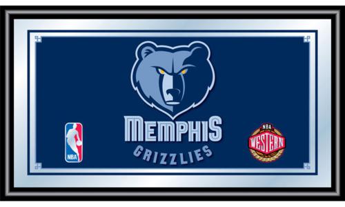 Memphis Grizzlies Framed Logo Mirror - Click Image to Close