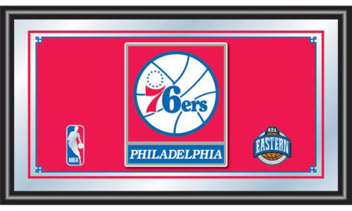 Philadelphia 76ers Framed Logo Mirror - Click Image to Close