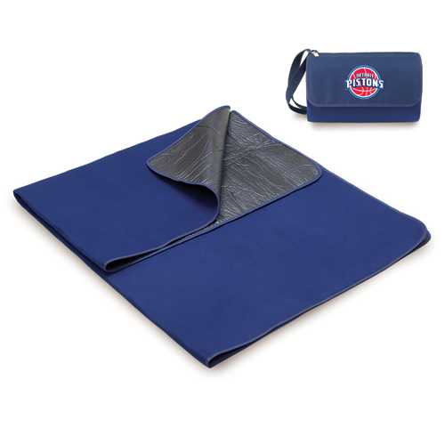 Detroit Pistons Blanket Tote - Navy - Click Image to Close