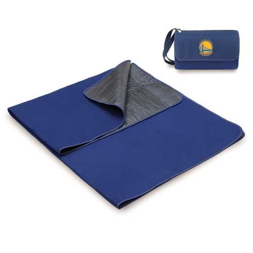 Golden State Warriors Blanket Tote - Navy - Click Image to Close
