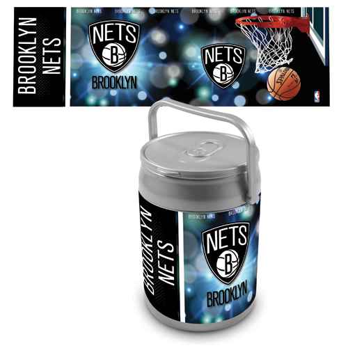 Brooklyn Nets Basketball Can Cooler - Click Image to Close