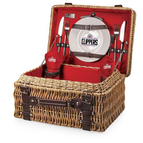 Los Angeles Clippers Champion Picnic Basket - Red - Click Image to Close