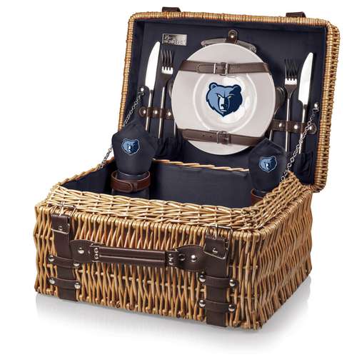 Memphis Grizzlies Champion Picnic Basket - Navy - Click Image to Close