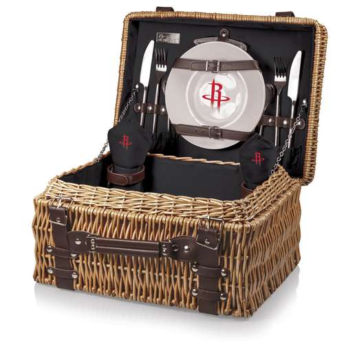 Houston Rockets Champion Picnic Basket - Black - Click Image to Close