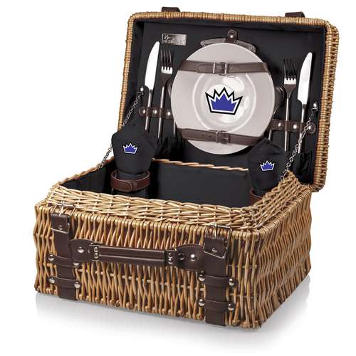 Sacramento Kings Champion Picnic Basket - Black - Click Image to Close