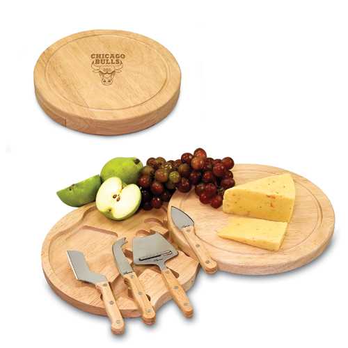 Chicago Bulls Circo Cutting Board & Cheese Tools - Click Image to Close