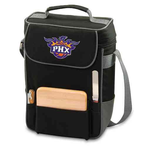 Phoenix Suns Duet Wine & Cheese Tote - Black - Click Image to Close