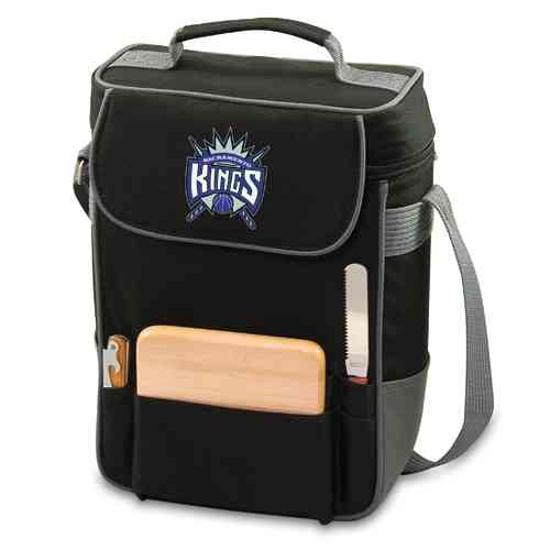 Sacramento Kings Duet Wine & Cheese Tote - Black - Click Image to Close